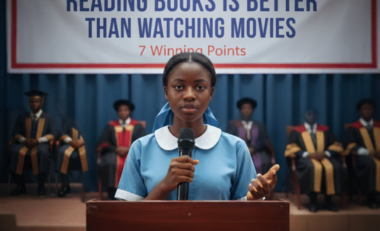 Debate: Reading Books is Better Than Watching Movies (7 Winning Points)