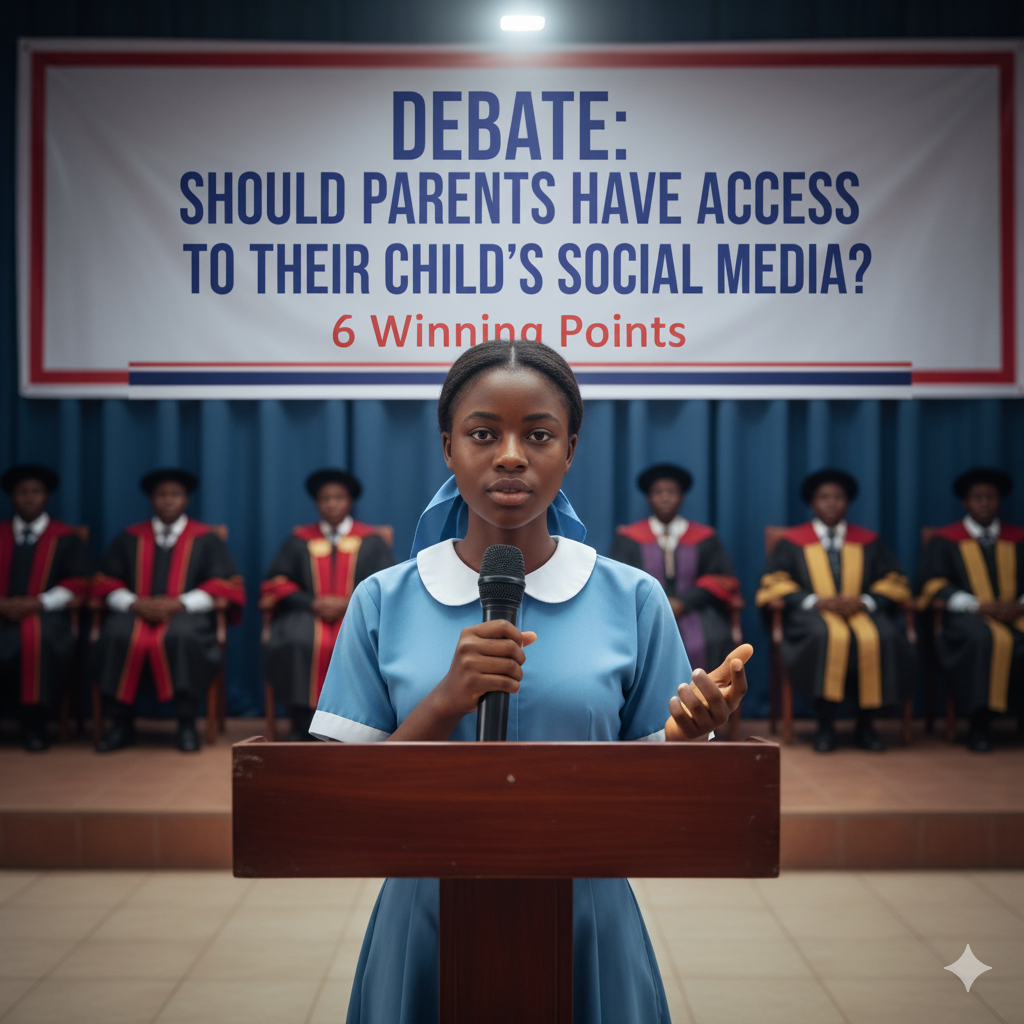 Debate: Should Parents Have Access to Their Child’s Social media? (6 Winning Points)