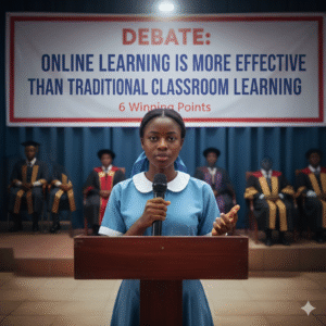 Debate: Online Learning is More Effective Than Traditional Classroom Learning (6 Winning Points)