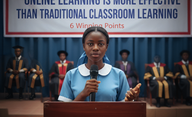 Debate: Online Learning is More Effective Than Traditional Classroom Learning (6 Winning Points)