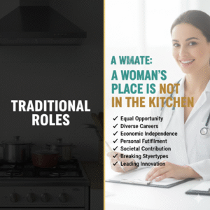 Debate: A Woman's Place is Not in the Kitchen (7 Winning Points)