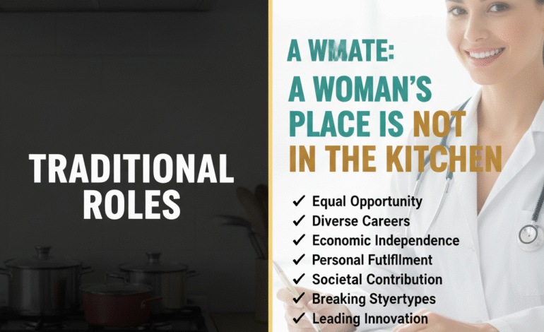 Debate: A Woman's Place is Not in the Kitchen (7 Winning Points)