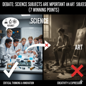 Debate: Science Subjects Are More Important Than Art Subjects (7 Winning Points)