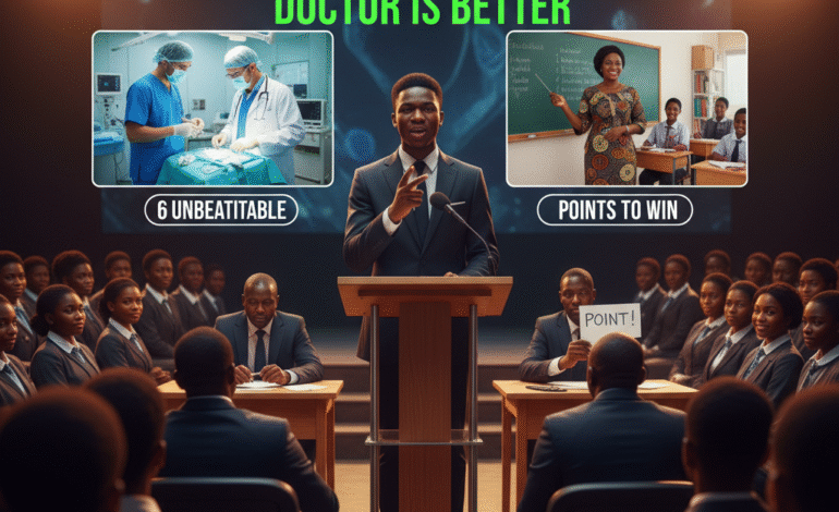A Doctor is Better Than a Teacher Debate Points: 6 Flawless Arguments to Win
