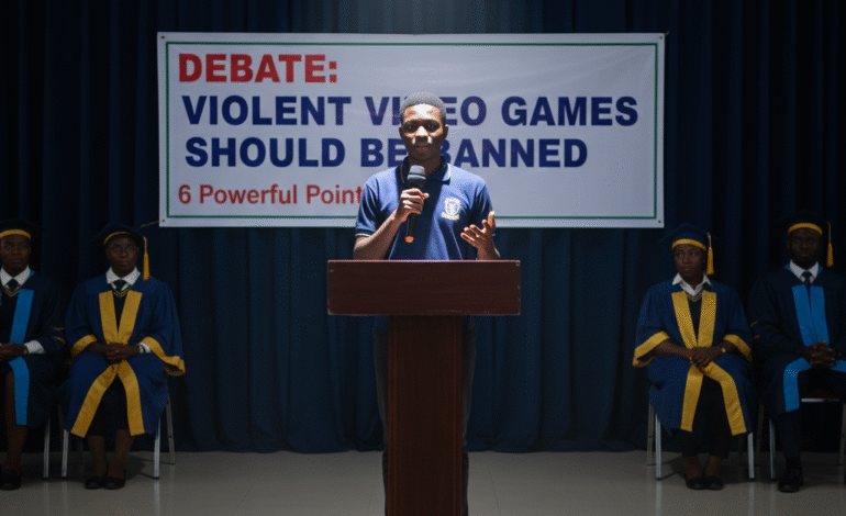 Debate: Violent Video Games Should Be Banned (6 Powerful Points)