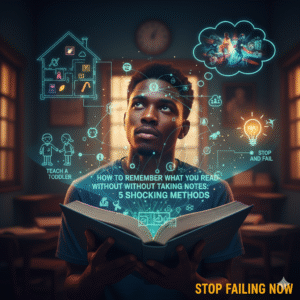 How to Remember What You Read Without Taking Notes: 5 Shocking Methods [Stop Failing Now]