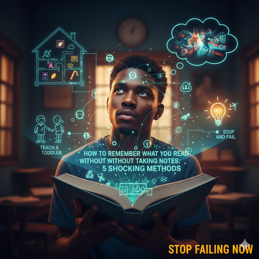 How to Remember What You Read Without Taking Notes: 5 Shocking Methods [Stop Failing Now]