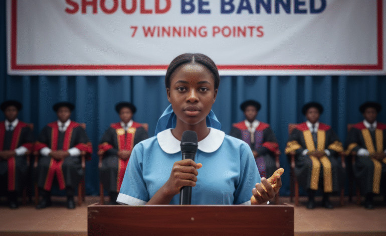 Debate: Early Marriage Should Be Banned (7 Winning Points)