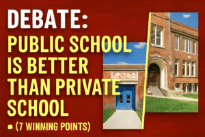 Debate: Public School is Better Than Private School (7 Winning Points)