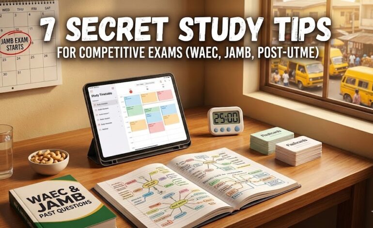 7 Secret Study Tips for Competitive Exams (Stop Cramming, Start Passing)