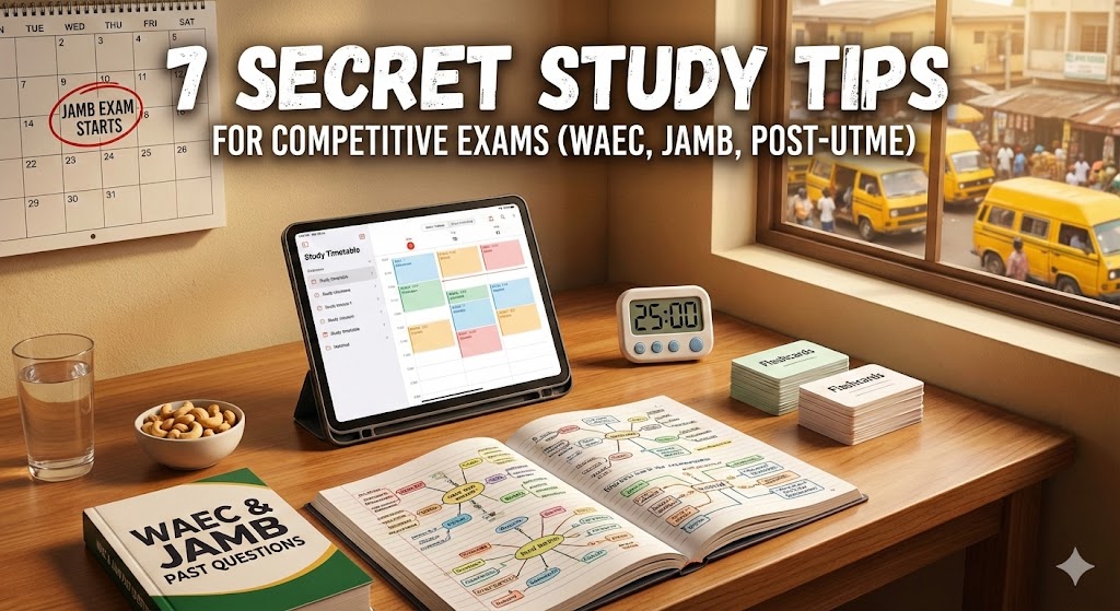 7 Secret Study Tips for Competitive Exams (Stop Cramming, Start Passing)