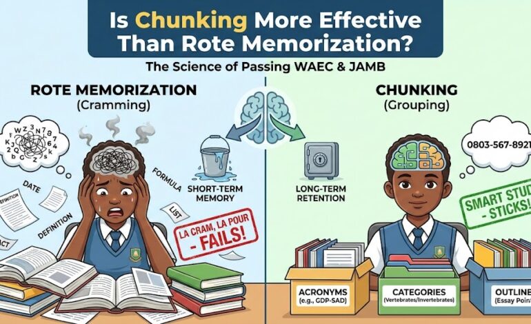 Is Chunking More Effective Than Rote Memorization?