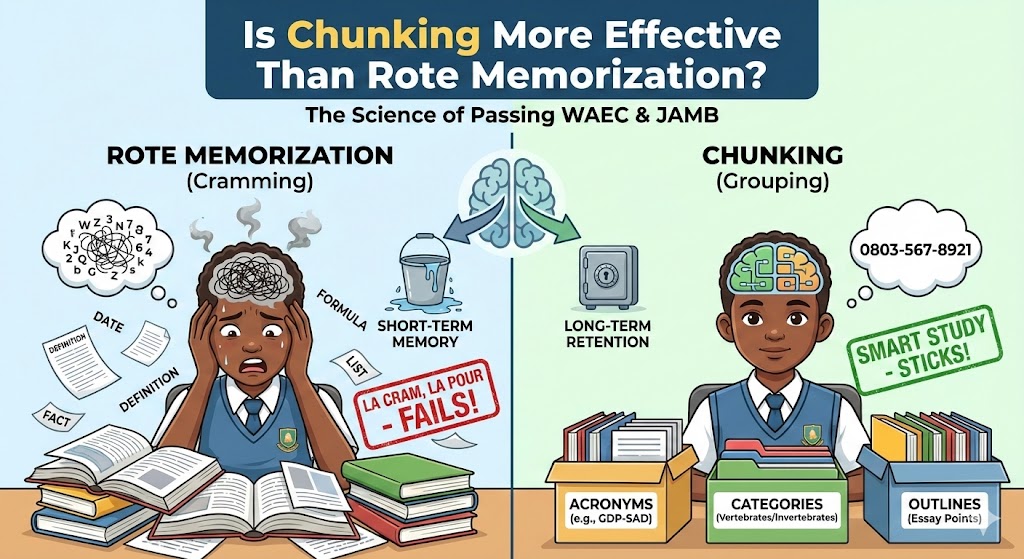 Is Chunking More Effective Than Rote Memorization?