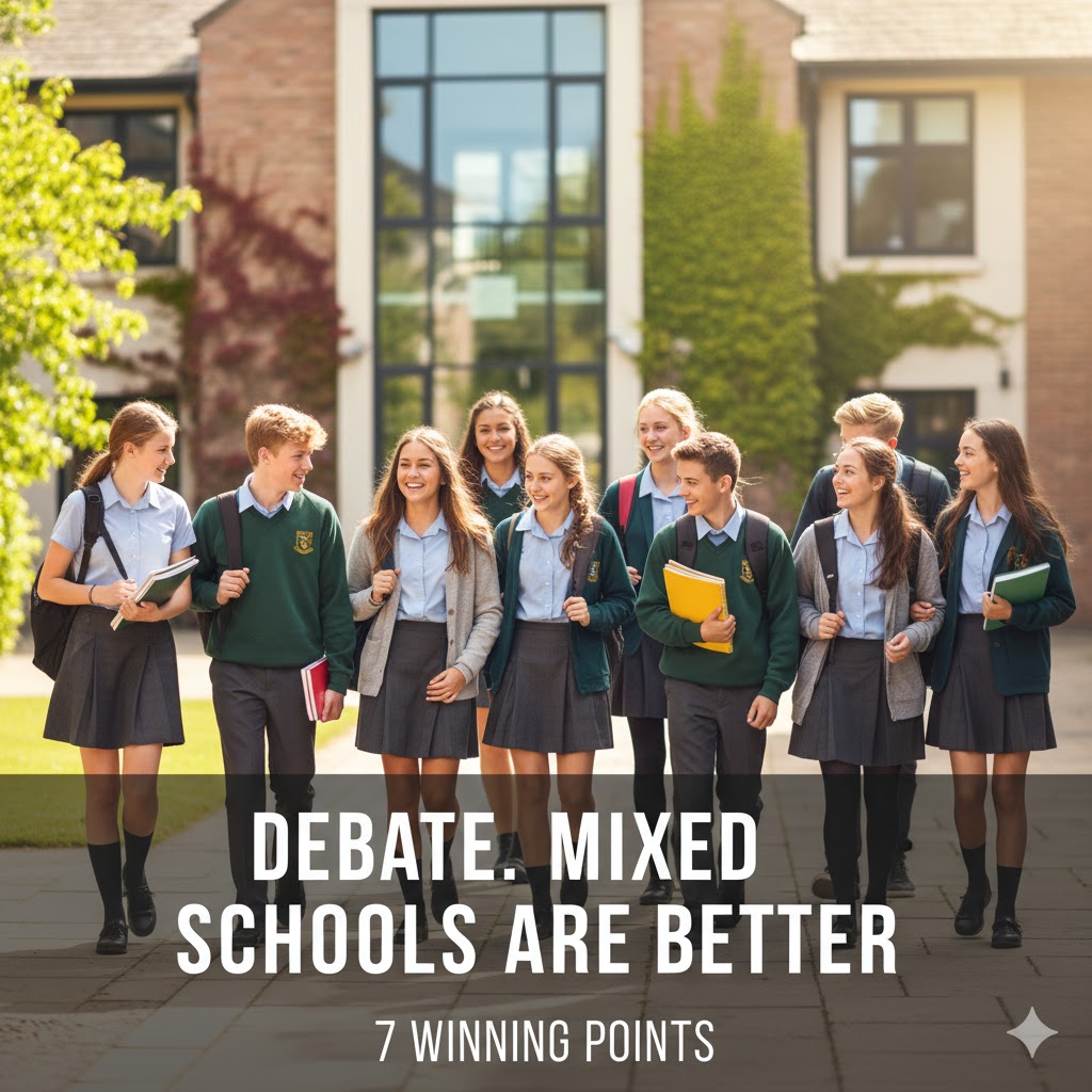 Debate: Mixed School is Better Than Single School (7 Winning Points for the Motion)
