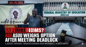 ASUU Weighs Strike Option After FG Meeting (Latest Update)