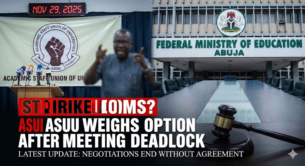 ASUU Weighs Strike Option After FG Meeting (Latest Update)