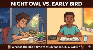 Night Owl vs. Early Bird: When is the Best Time to Study to Pass WAEC & JAMB?