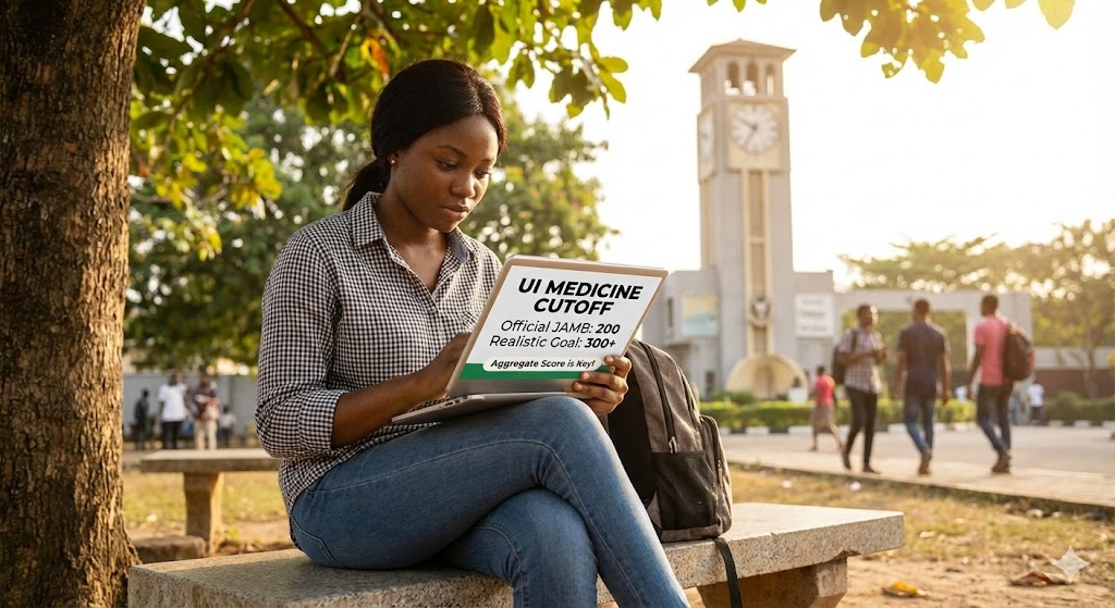 What is the JAMB cutoff mark for medicine and surgery in UI?